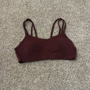 Burgundy Lululemon Bra Top